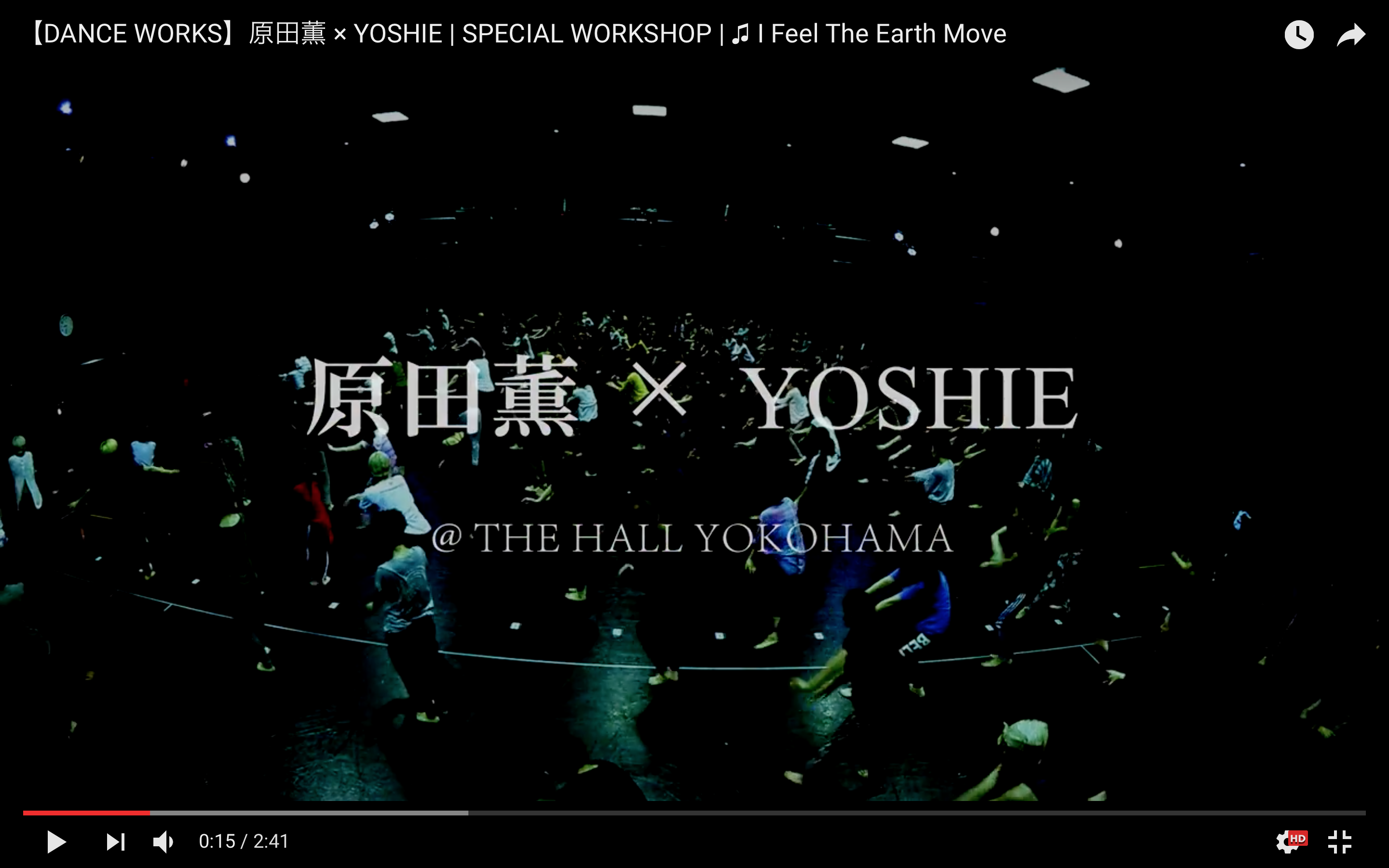 記事「原田薫 × YOSHIE スペシャルWORKSHOP映像！！」の画像